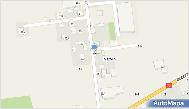 Natolin, Natolin, 37, mapa Natolin