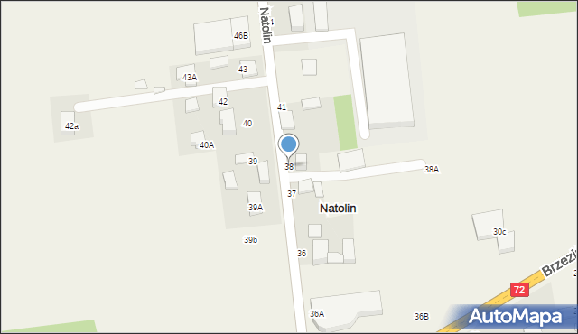 Natolin, Natolin, 38, mapa Natolin