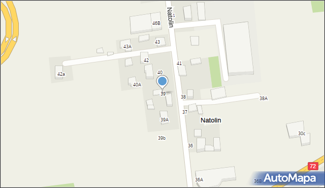 Natolin, Natolin, 39, mapa Natolin