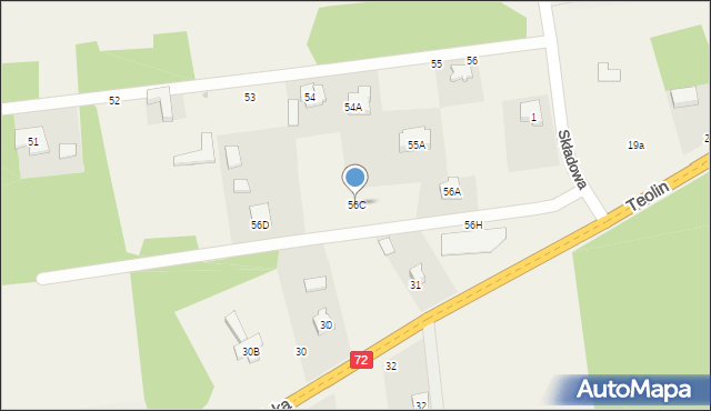 Natolin, Natolin, 56C, mapa Natolin