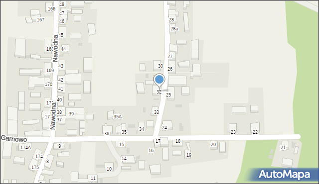 Nawodna, Nawodna, 32, mapa Nawodna