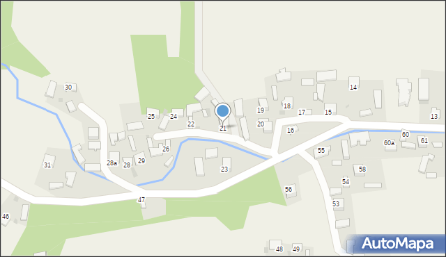 Nawodzice, Nawodzice, 21, mapa Nawodzice