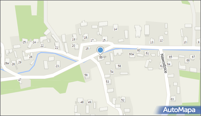 Nawodzice, Nawodzice, 55, mapa Nawodzice