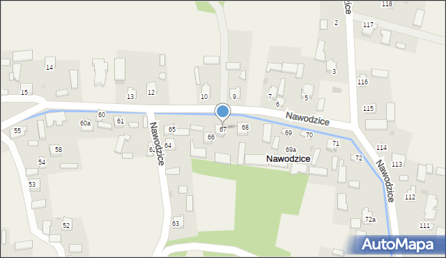 Nawodzice, Nawodzice, 67, mapa Nawodzice