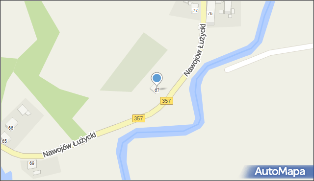 Nawojów Łużycki, Nawojów Łużycki, 67, mapa Nawojów Łużycki