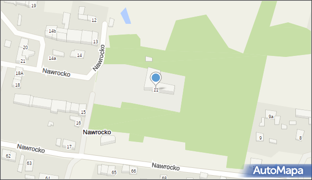 Nawrocko, Nawrocko, 11, mapa Nawrocko