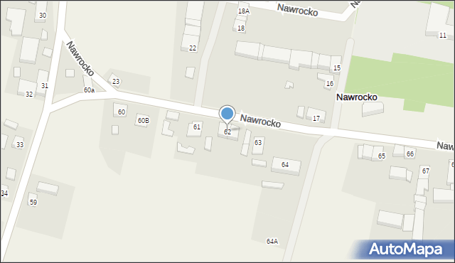 Nawrocko, Nawrocko, 62, mapa Nawrocko
