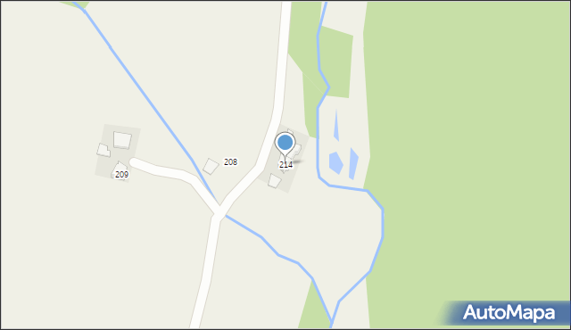 Nawsie, Nawsie, 214, mapa Nawsie