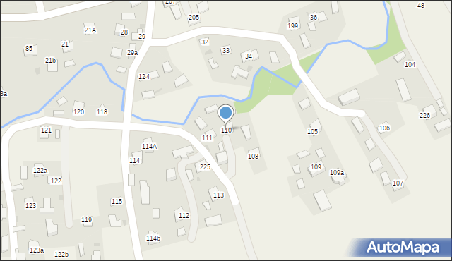 Nawsie Brzosteckie, Nawsie Brzosteckie, 110, mapa Nawsie Brzosteckie