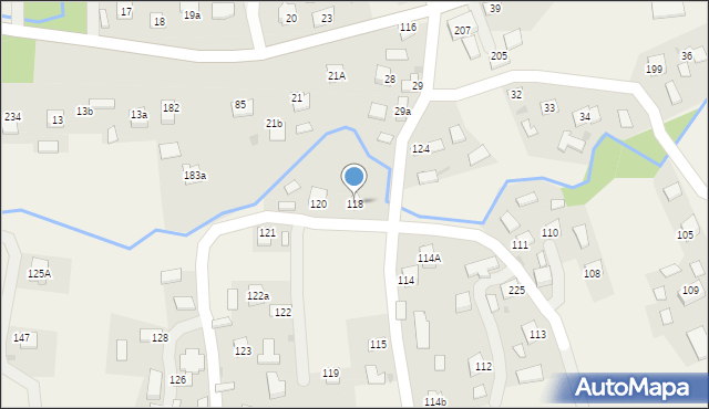 Nawsie Brzosteckie, Nawsie Brzosteckie, 118, mapa Nawsie Brzosteckie