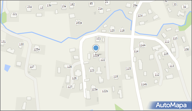 Nawsie Brzosteckie, Nawsie Brzosteckie, 122a, mapa Nawsie Brzosteckie