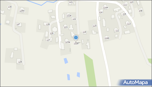 Nawsie Brzosteckie, Nawsie Brzosteckie, 122b, mapa Nawsie Brzosteckie