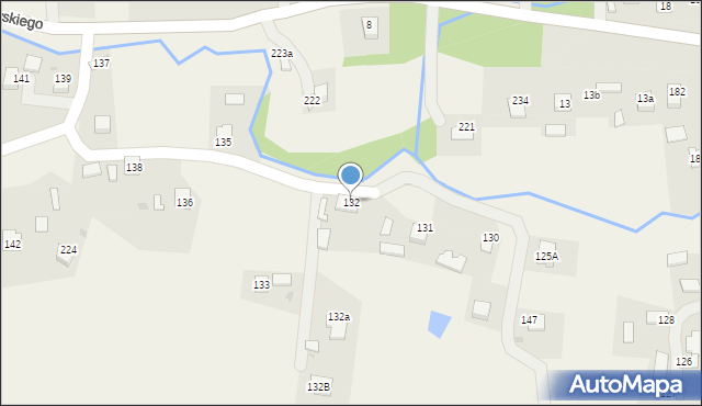 Nawsie Brzosteckie, Nawsie Brzosteckie, 132, mapa Nawsie Brzosteckie