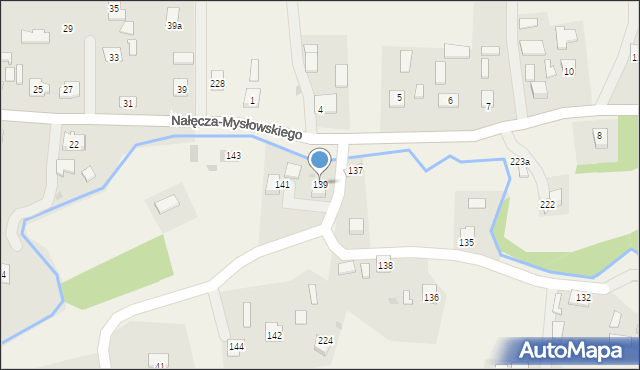 Nawsie Brzosteckie, Nawsie Brzosteckie, 139, mapa Nawsie Brzosteckie