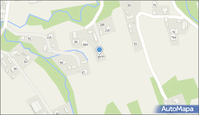 Nawsie Brzosteckie, Nawsie Brzosteckie, 87, mapa Nawsie Brzosteckie