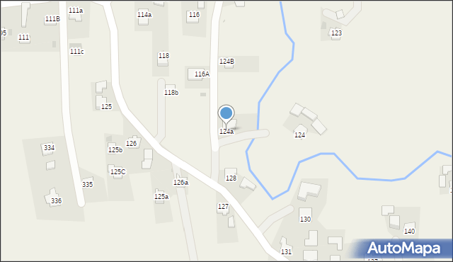 Nawsie Kołaczyckie, Nawsie Kołaczyckie, 124a, mapa Nawsie Kołaczyckie