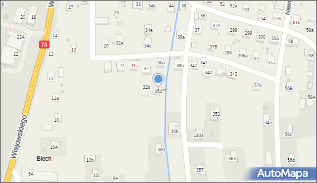 Nawsie Kołaczyckie, Nawsie Kołaczyckie, 354, mapa Nawsie Kołaczyckie