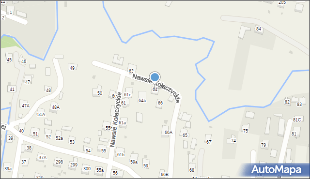 Nawsie Kołaczyckie, Nawsie Kołaczyckie, 64, mapa Nawsie Kołaczyckie