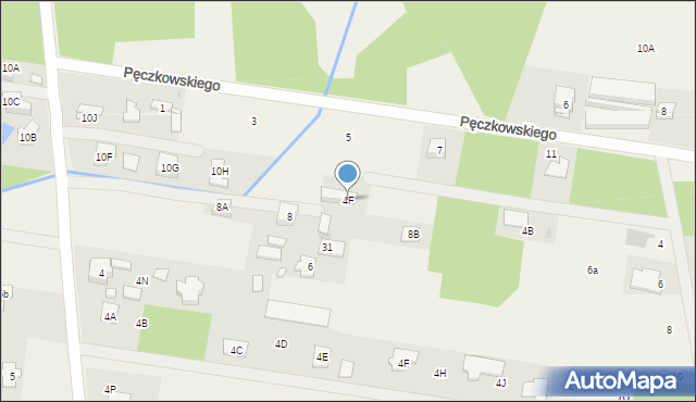 Nieporęt, Nastrojowa, 4F, mapa Nieporęt