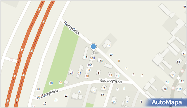 Nowa Wola, Nadarzyńska, 10J, mapa Nowa Wola