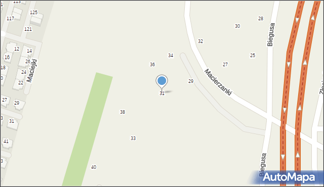 Nowa Wola, Nadarzyńska, 31, mapa Nowa Wola