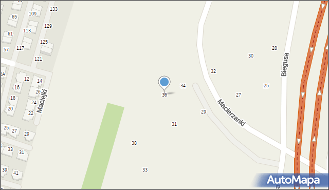 Nowa Wola, Nadarzyńska, 36, mapa Nowa Wola