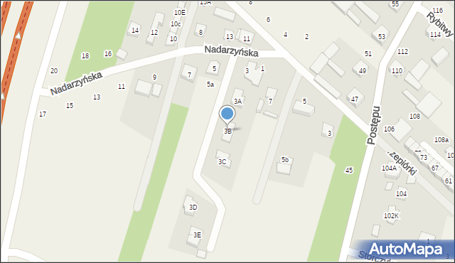 Nowa Wola, Nadarzyńska, 3B, mapa Nowa Wola