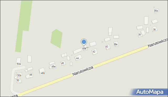 Nowe Miasto Lubawskie, Narutowicza Gabriela, 44a, mapa Nowe Miasto Lubawskie