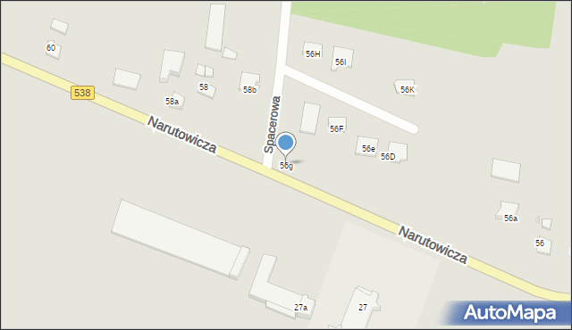 Nowe Miasto Lubawskie, Narutowicza Gabriela, 56g, mapa Nowe Miasto Lubawskie