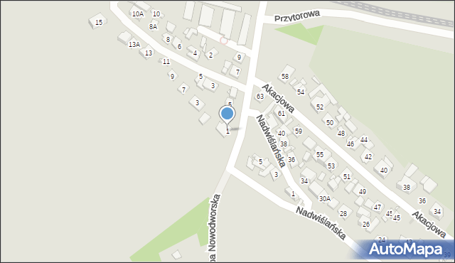 Nowy Dwór Mazowiecki, Nałęcza Jana, 1, mapa Nowy Dwór Mazowiecki