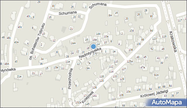 Nowy Targ, Nadmłynówka, 5, mapa Nowego Targu