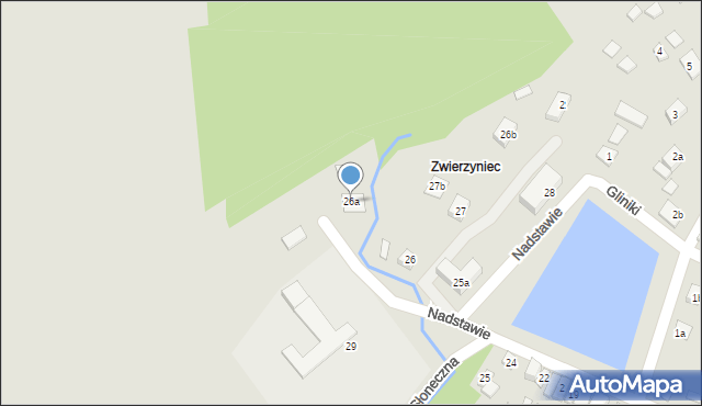 Oleśnica, Nadstawie, 26a, mapa Oleśnica