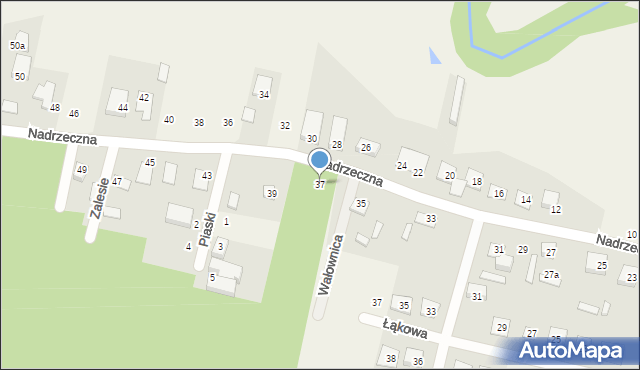 Olimpin, Nadrzeczna, 37, mapa Olimpin