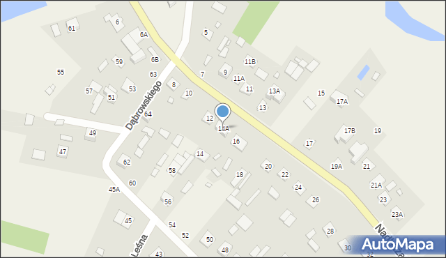 Orchówek, Nadbużańska, 14A, mapa Orchówek