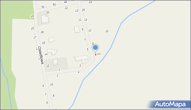 Ozorowice, Nad Mienią, 6, mapa Ozorowice