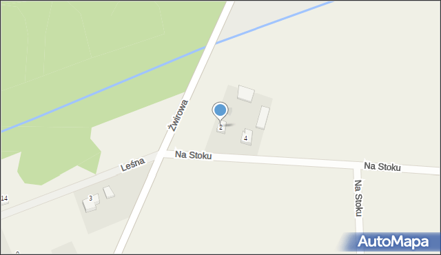 Parszczyce, Na Stoku, 2, mapa Parszczyce