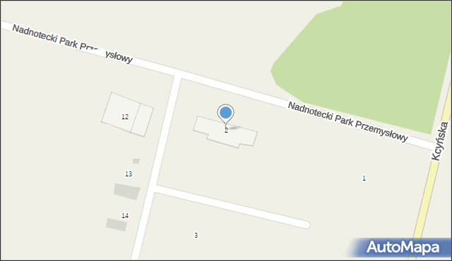 Paterek, Nadnotecki Park Przemysłowy, 2, mapa Paterek