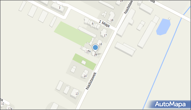 Pępowo, Nadstawek Stanisławy, 15, mapa Pępowo