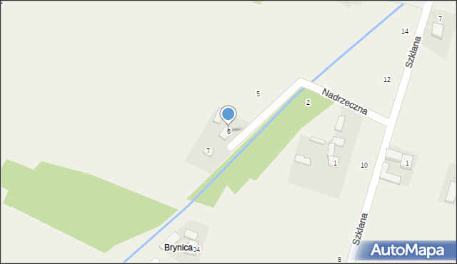 Pińczyce, Nadrzeczna, 6, mapa Pińczyce