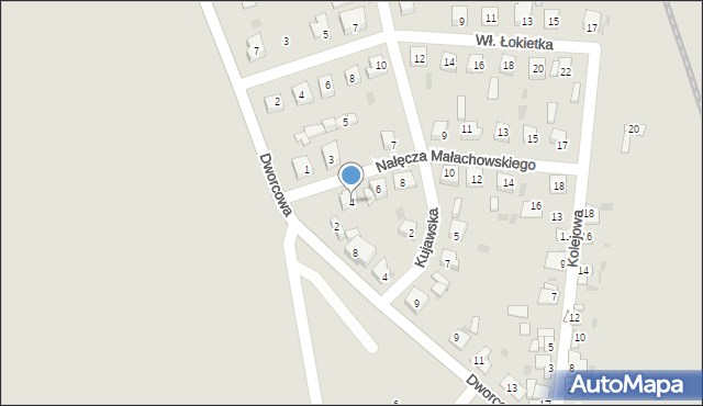 Piotrków Kujawski, Nałęcza Małachowskiego Władysława, 4, mapa Piotrków Kujawski