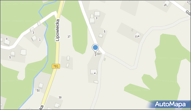 Płaza, Nadbrzeżna, 2, mapa Płaza