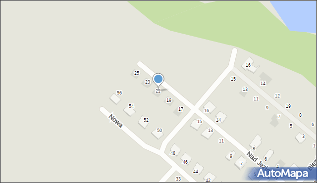 Pobiedziska, Nad Jeziorem, 21, mapa Pobiedziska