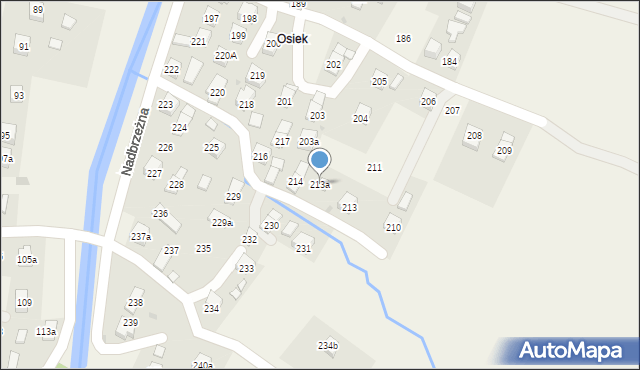 Posada Górna, Nadbrzeżna, 213a, mapa Posada Górna