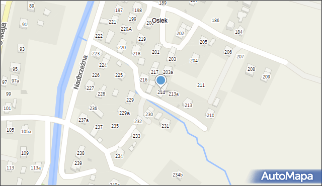 Posada Górna, Nadbrzeżna, 214, mapa Posada Górna