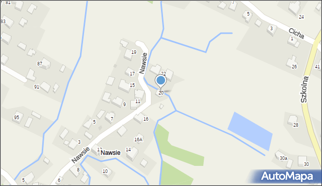 Przeciszów, Nawsie, 20, mapa Przeciszów