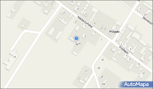 Przypki, Nadarzyńska, 5A, mapa Przypki