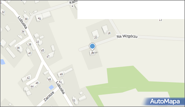 Przytok, Na Wzgórzu, 26, mapa Przytok