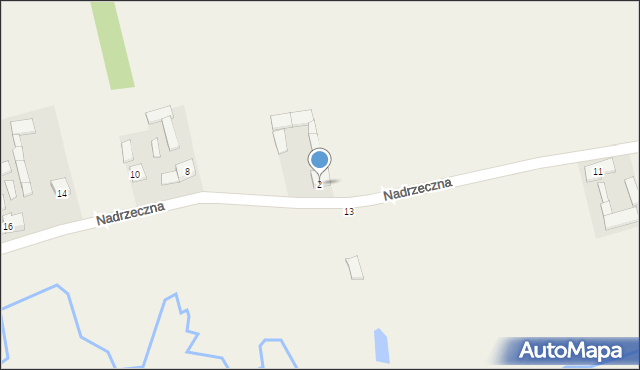 Pustelnik, Nadrzeczna, 2, mapa Pustelnik