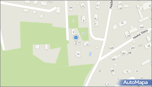 Puszczykowo, Narcyzowa, 11, mapa Puszczykowo