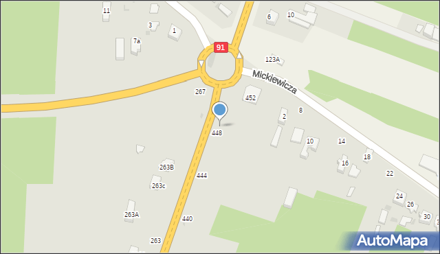 Radomsko, Narutowicza Gabriela, 450, mapa Radomsko